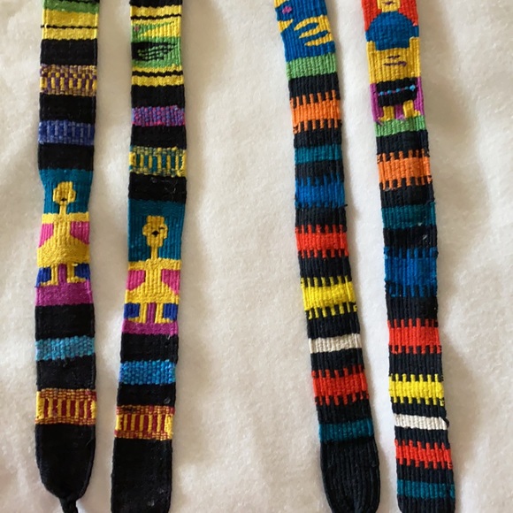 Other - Multi Colored Woven Belts. 2 belts for price of one- NWOT. Very bright colors